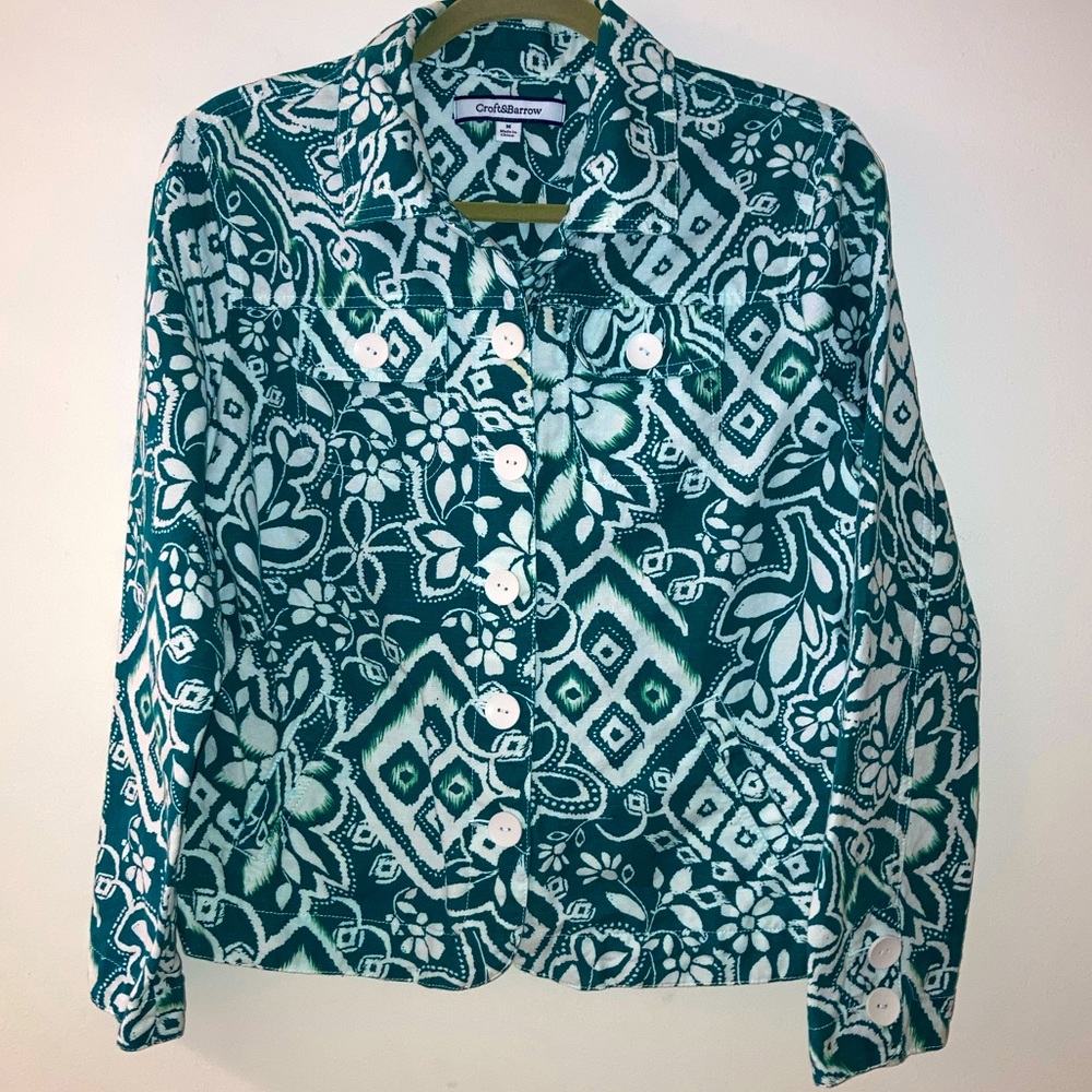 Croft &‎ Barrow Linen Jacket size Medium